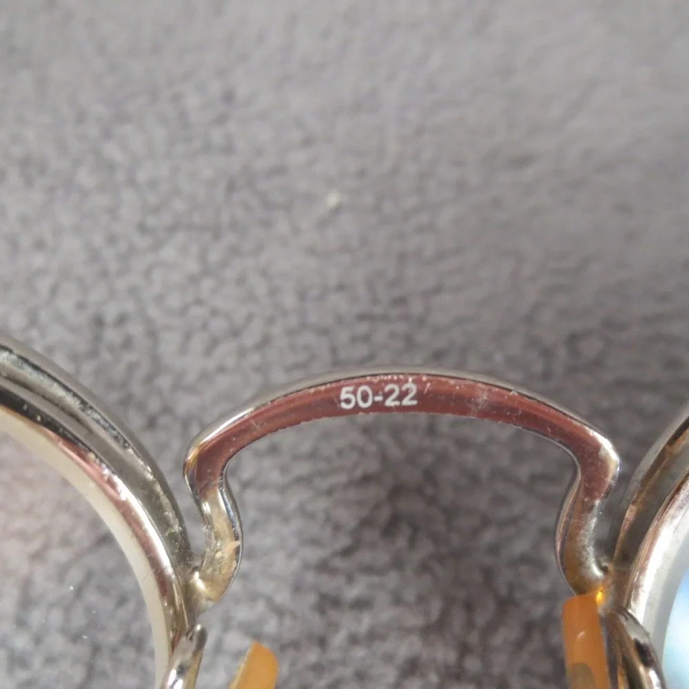 Vintage Dakota Smith 1219 Indian‎ Drums Aged Silver Round Frame 3948 50-22-140